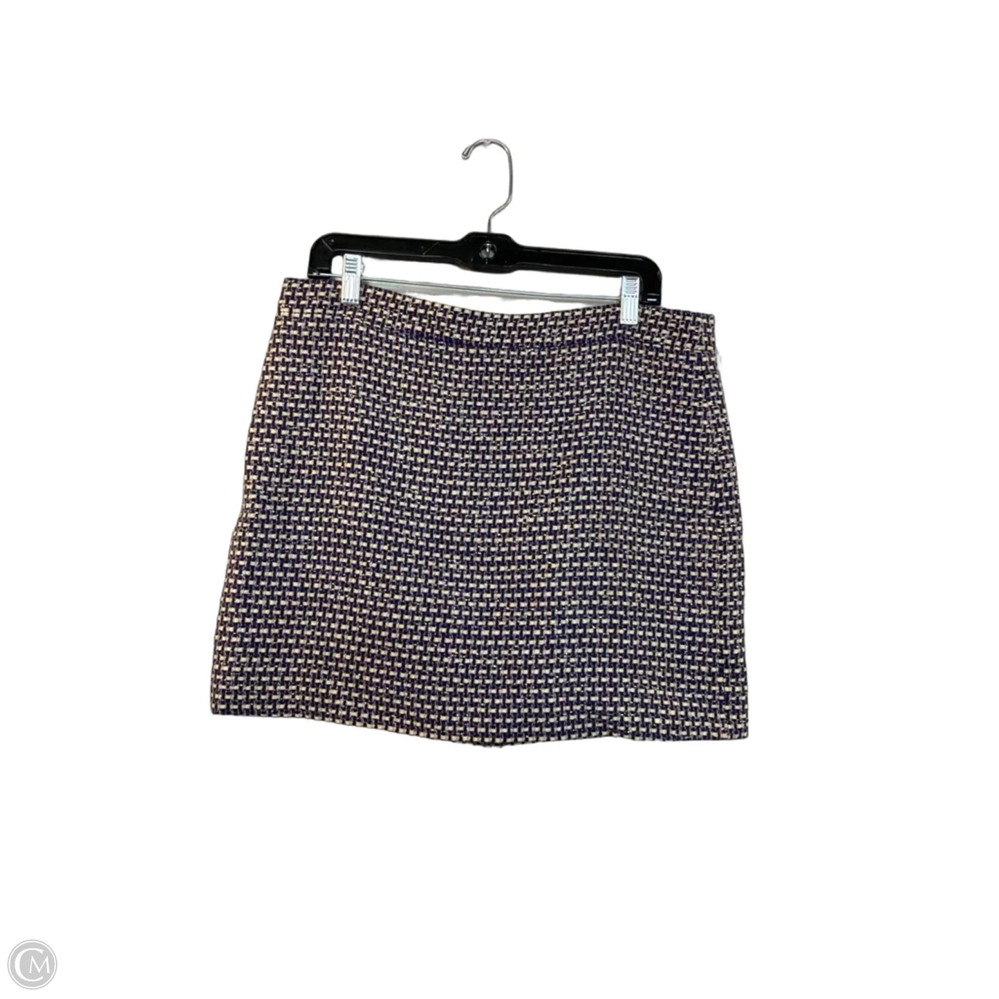Skirt Mini & Short By J. Crew In Blue & Cream, Size: 10