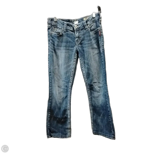 Jeans Boot Cut By Silver In Blue Denim, Size: 10