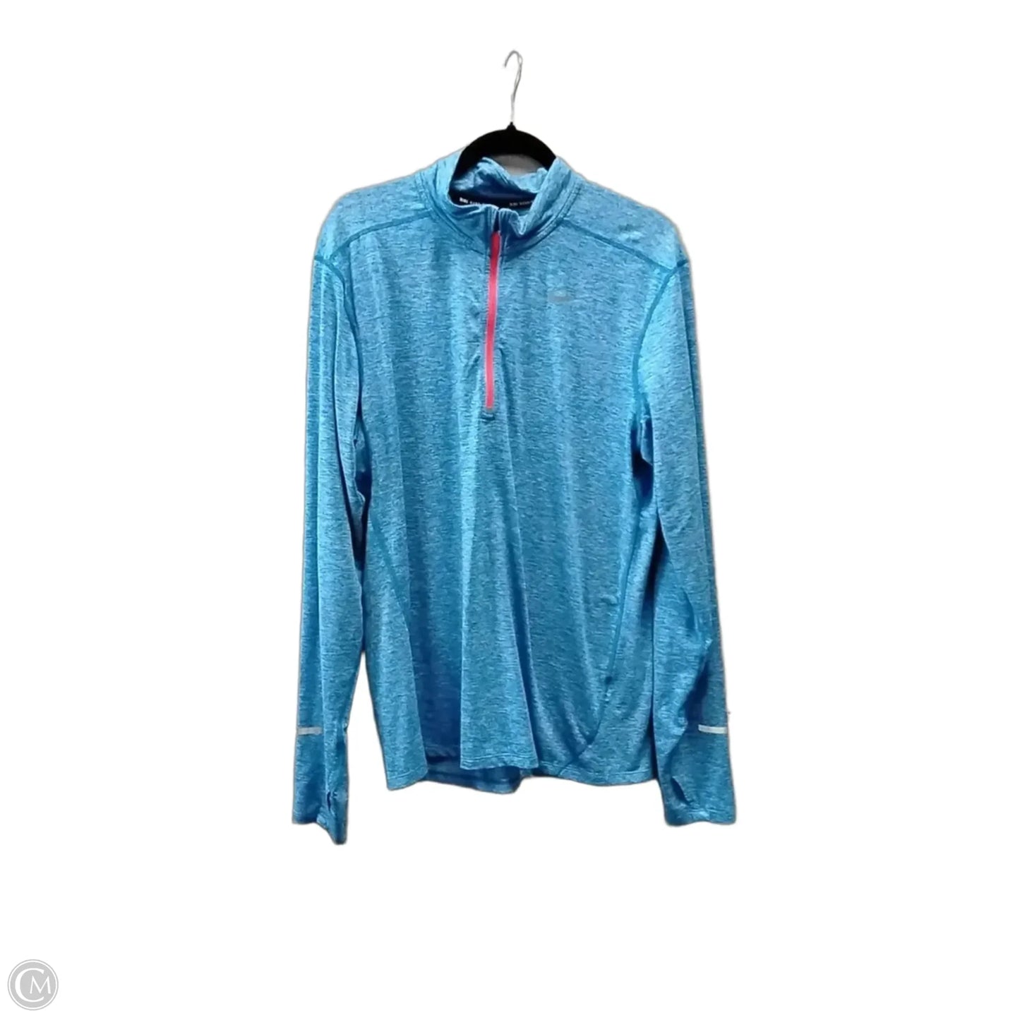 Athletic Top Long Sleeve Crewneck By Nike Apparel In Blue, Size: L