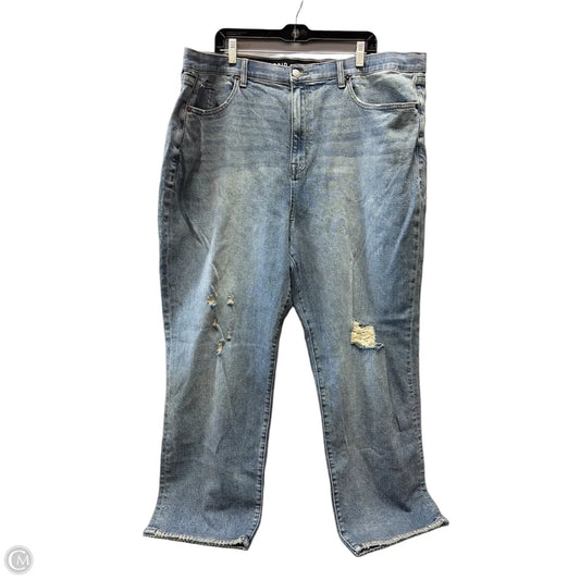 Jeans Straight By Torrid In Blue Denim, Size: 24