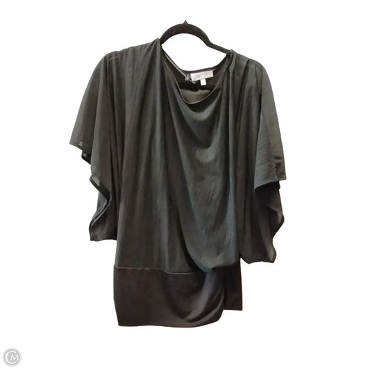 Blouse Short Sleeve By Jennifer Lopez In Black, Size: S