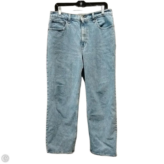 Jeans Wide Leg By Abercrombie And Fitch In Blue Denim, Size: 12