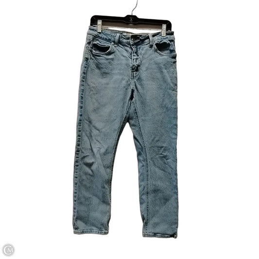 Jeans Straight By H&m In Blue Denim, Size: 10