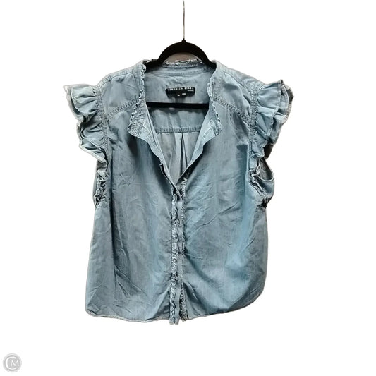 Top Sleeveless By Veronica Beard In Blue, Size: 3x