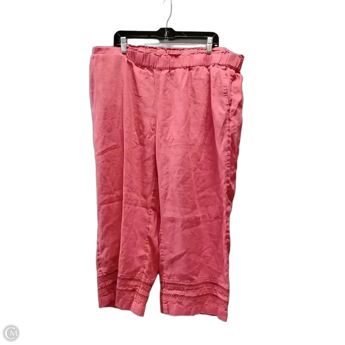 Pants Linen By J. Jill In Pink, Size: 2x