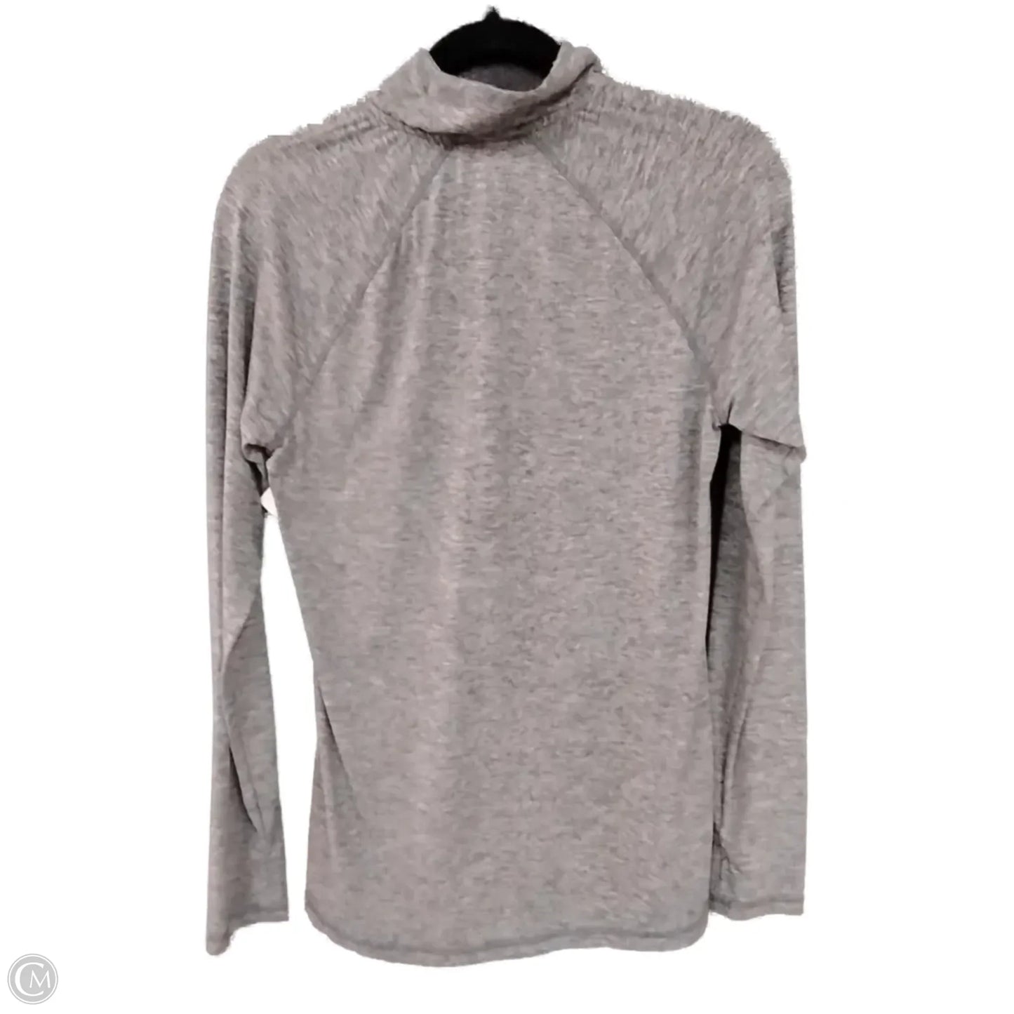 Athletic Sweatshirt Collar By Skechers In Grey, Size: L