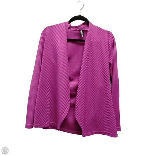 Cardigan By Clothes Mentor In Purple, Size: S