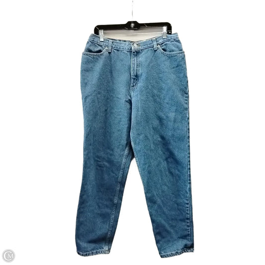 Jeans Straight By Faded Glory In Blue Denim, Size: 16