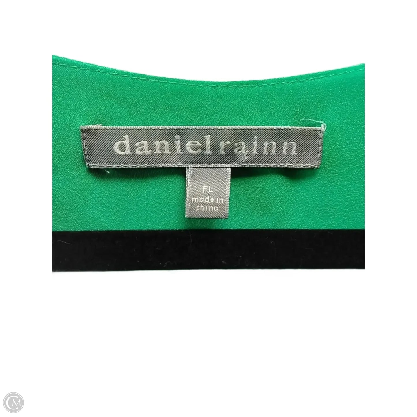 Blouse Short Sleeve By Daniel Rainn In Green, Size: L