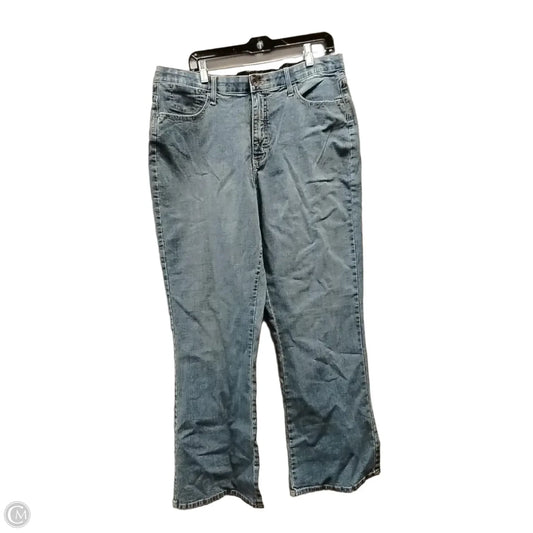 Jeans Straight By Lee In Blue Denim, Size: 18