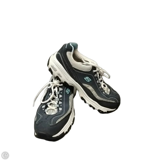 Shoes Sneakers By Skechers In Blue, Size: 9