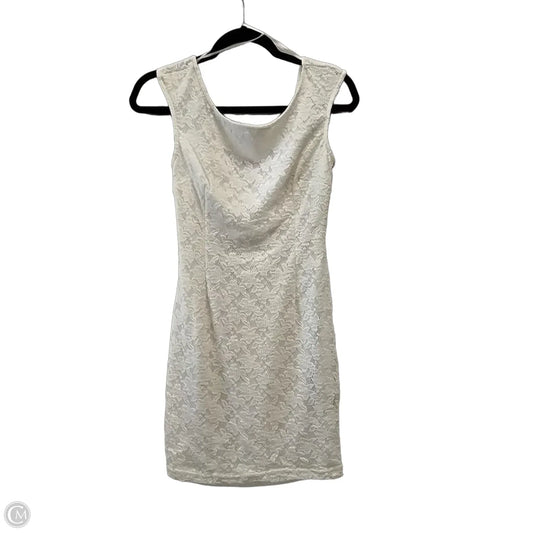 Dress Party Short By Zara In White, Size: 8