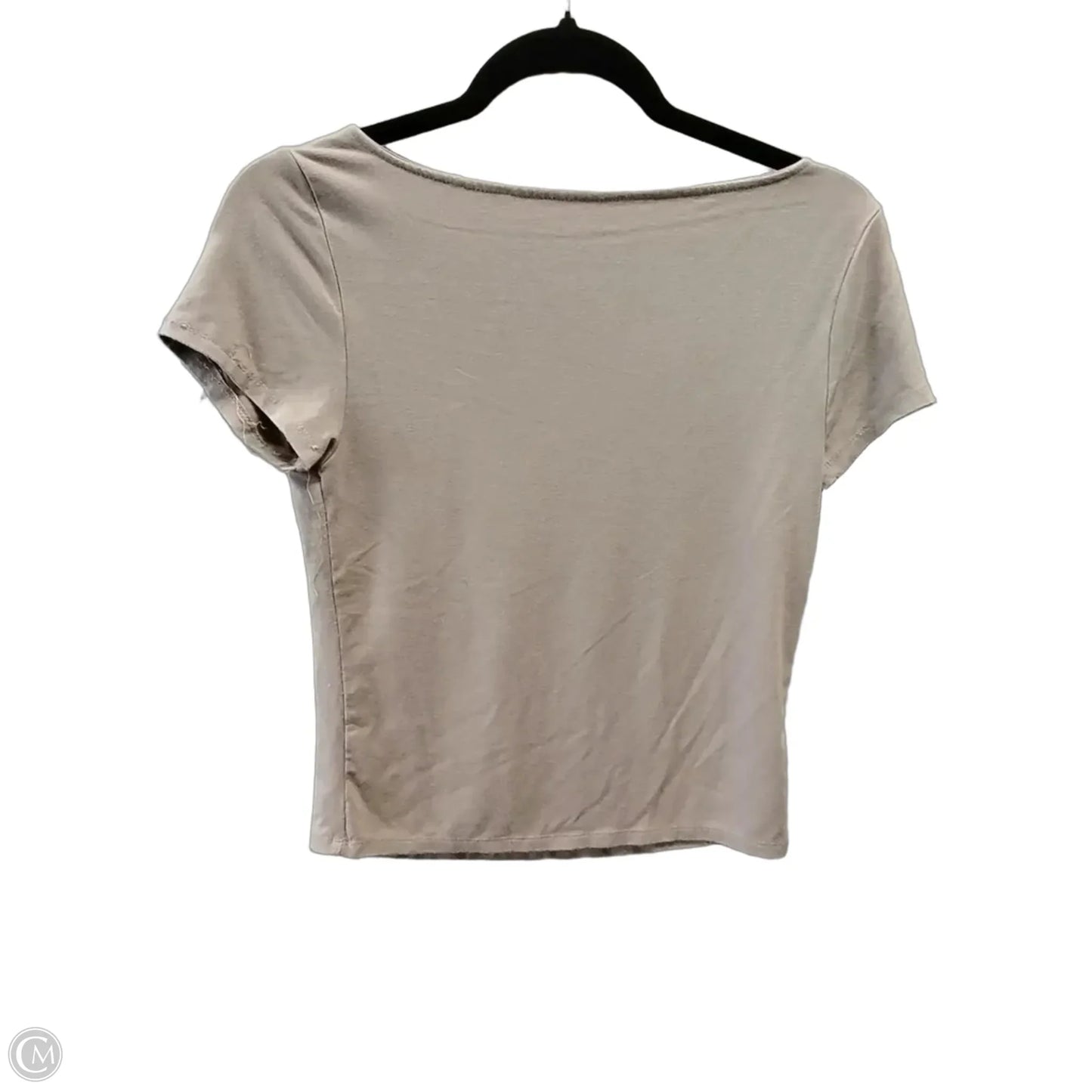 Top Short Sleeve By Pink Rose In Brown, Size: M