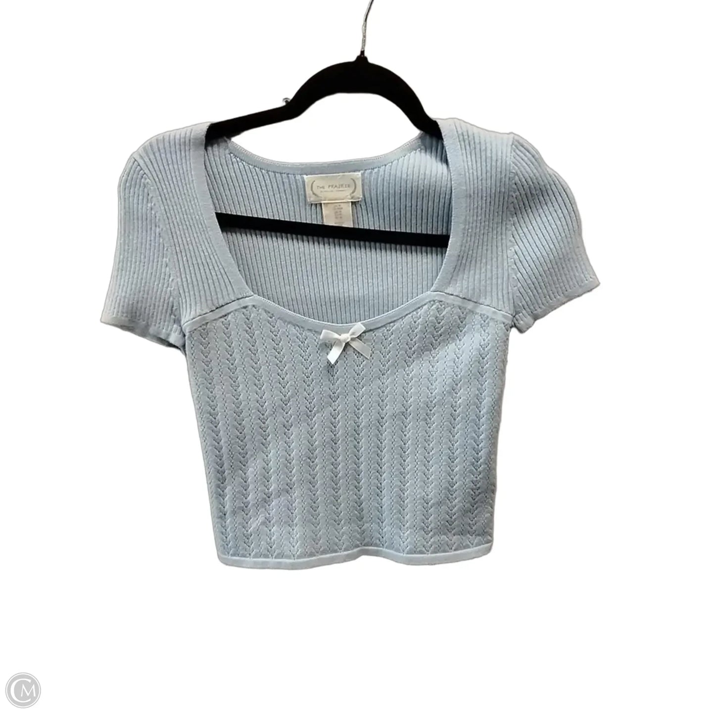 Top Short Sleeve By Clothes Mentor In Blue, Size: M