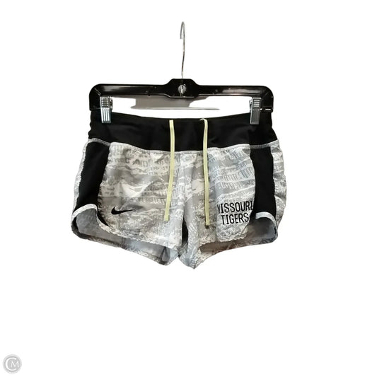 Athletic Shorts By Nike In Black & Grey, Size: S