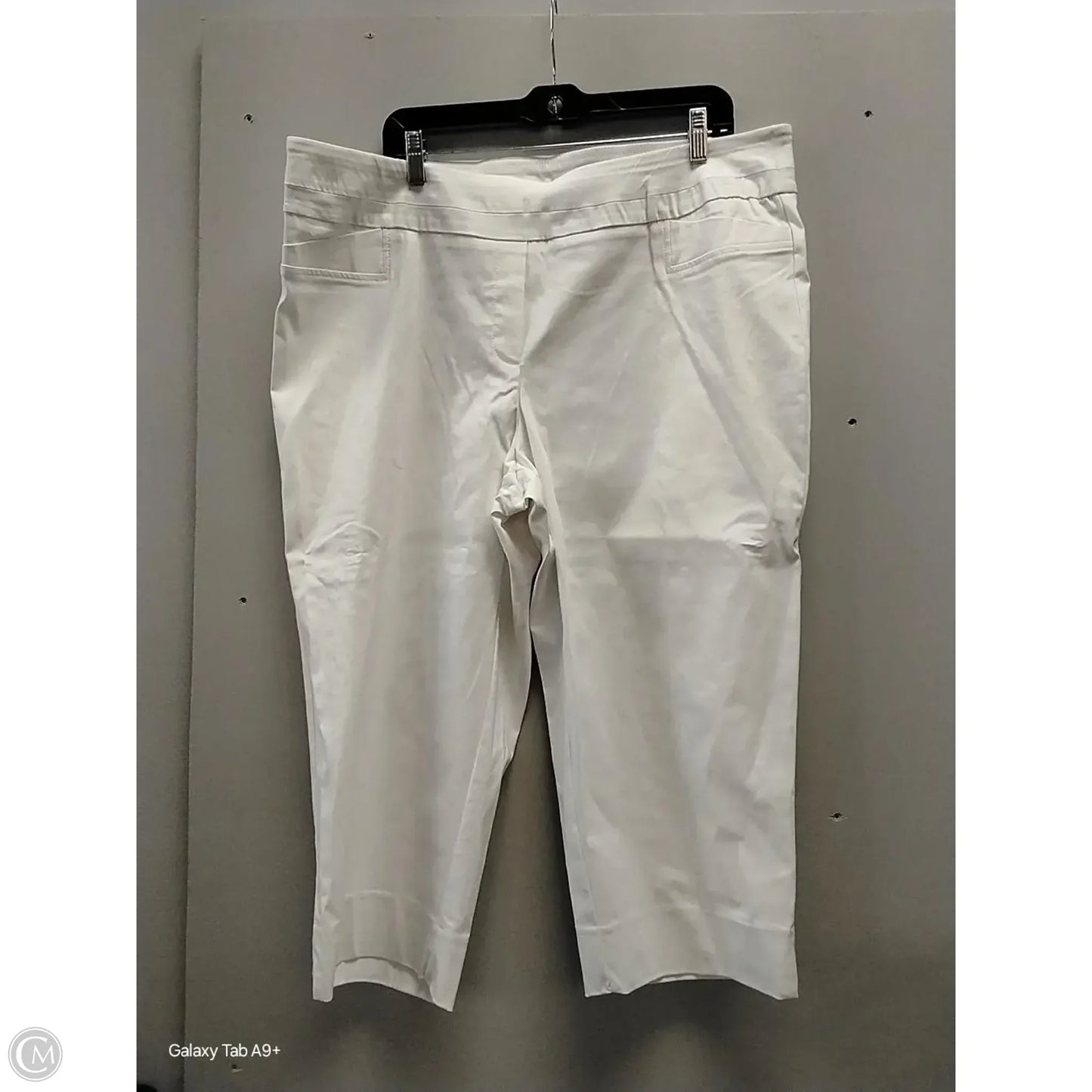 Pants Dress By Zac And Rachel In White, Size: 20w