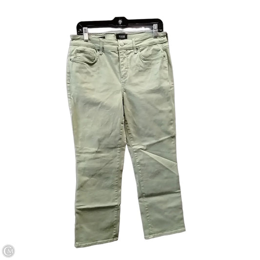 Jeans Straight By Not Your Daughters Jeans In Green Denim, Size: 8