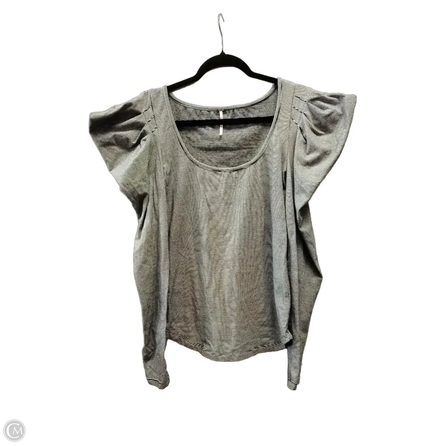 Top Long Sleeve By Free People In Striped Pattern, Size: M