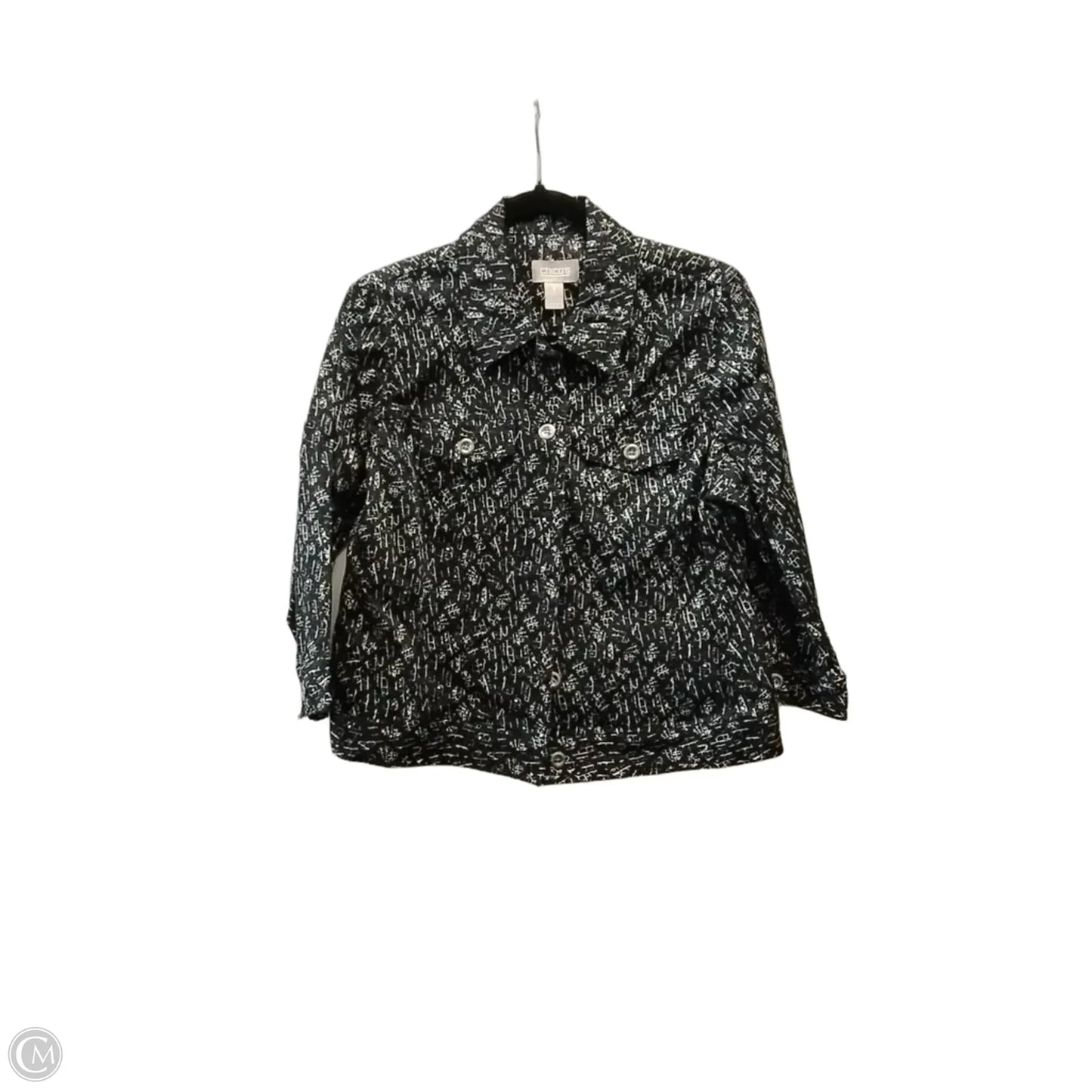 Jacket Other By Chicos In Black, Size: M