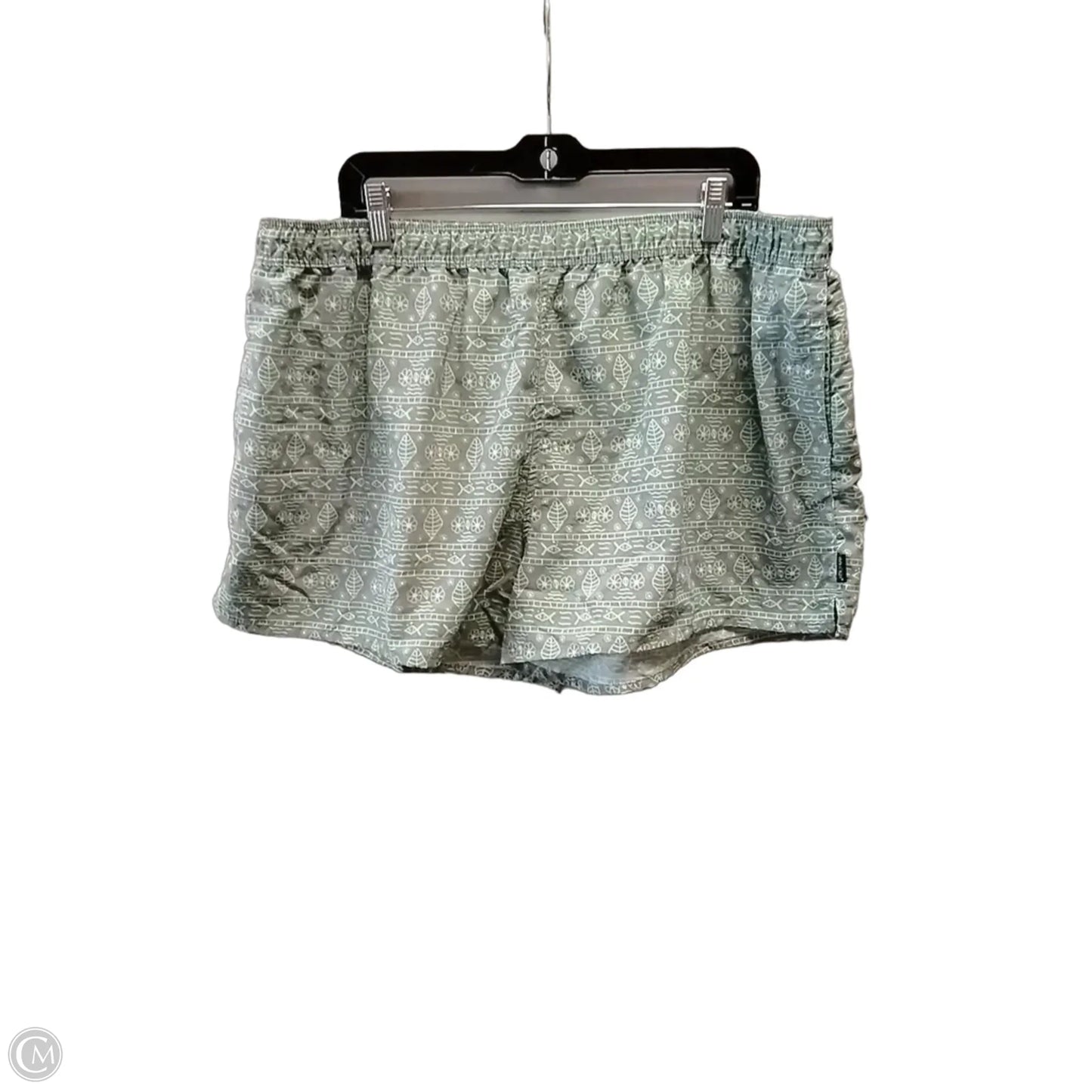 Shorts By State Of Mine In Green & Grey, Size: 2x