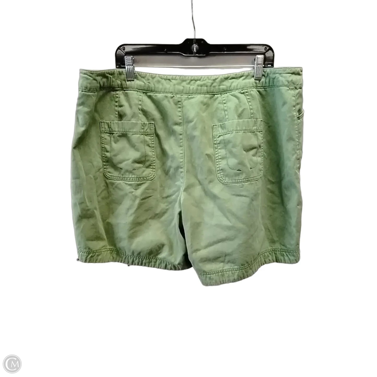 Shorts By Natural Reflections In Green, Size: 20w