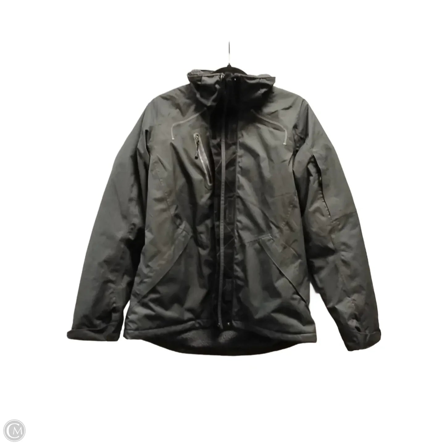 Coat Puffer & Quilted By Sport In Grey, Size: L