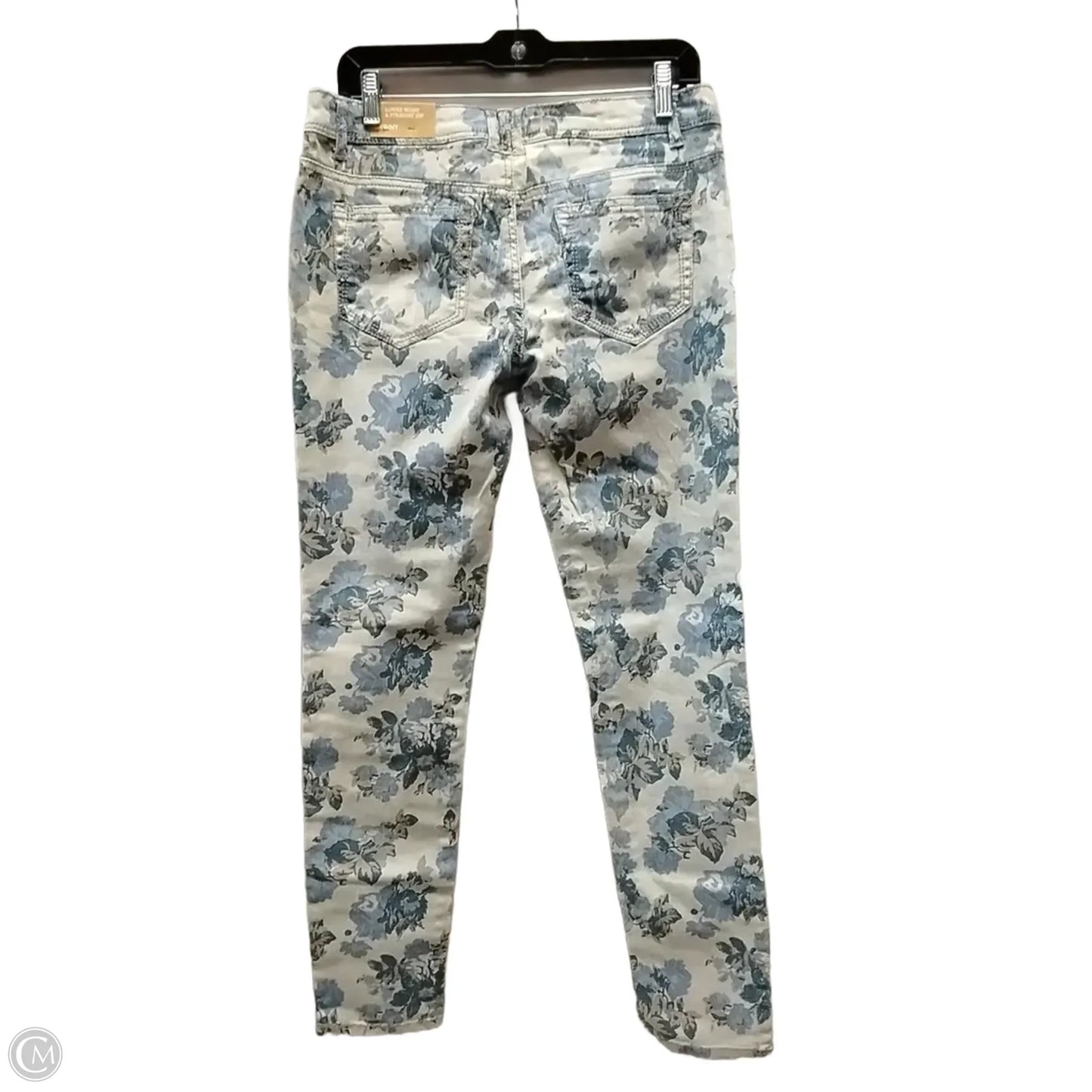 Jeans Straight By Mossimo In Floral Print, Size: 11