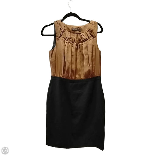 Dress Party Midi By Limited In Black & Brown, Size: 8