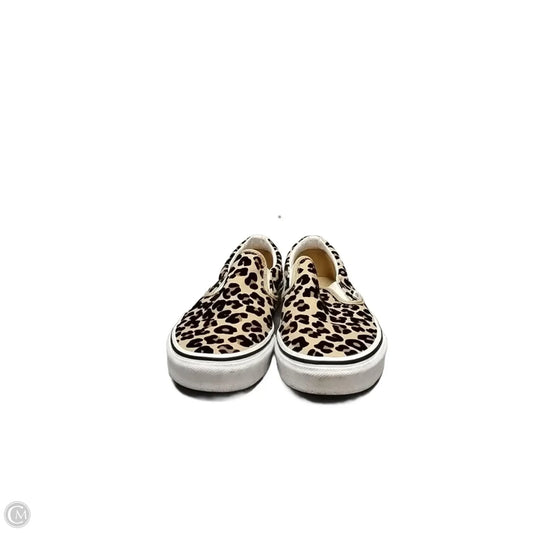 Shoes Flats By Vans In Leopard Print, Size: 8