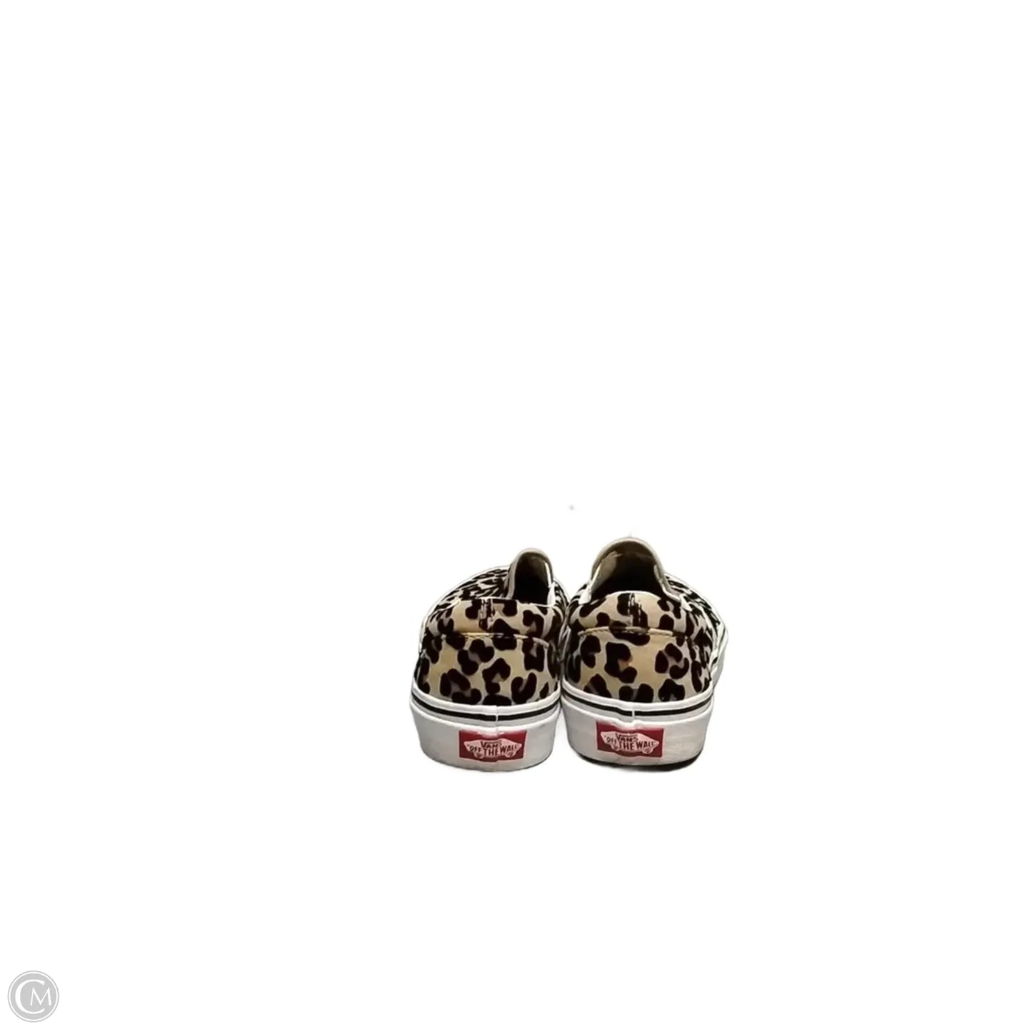 Shoes Flats By Vans In Leopard Print, Size: 8