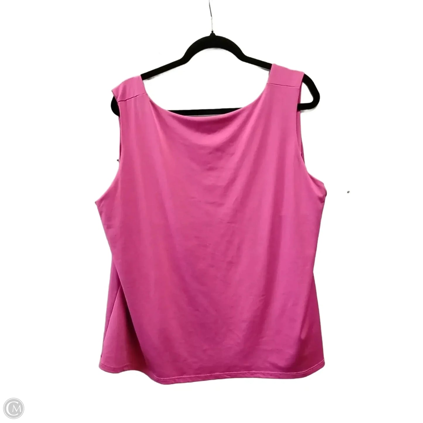 Top Sleeveless By Studio 1940 In Pink, Size: 3x