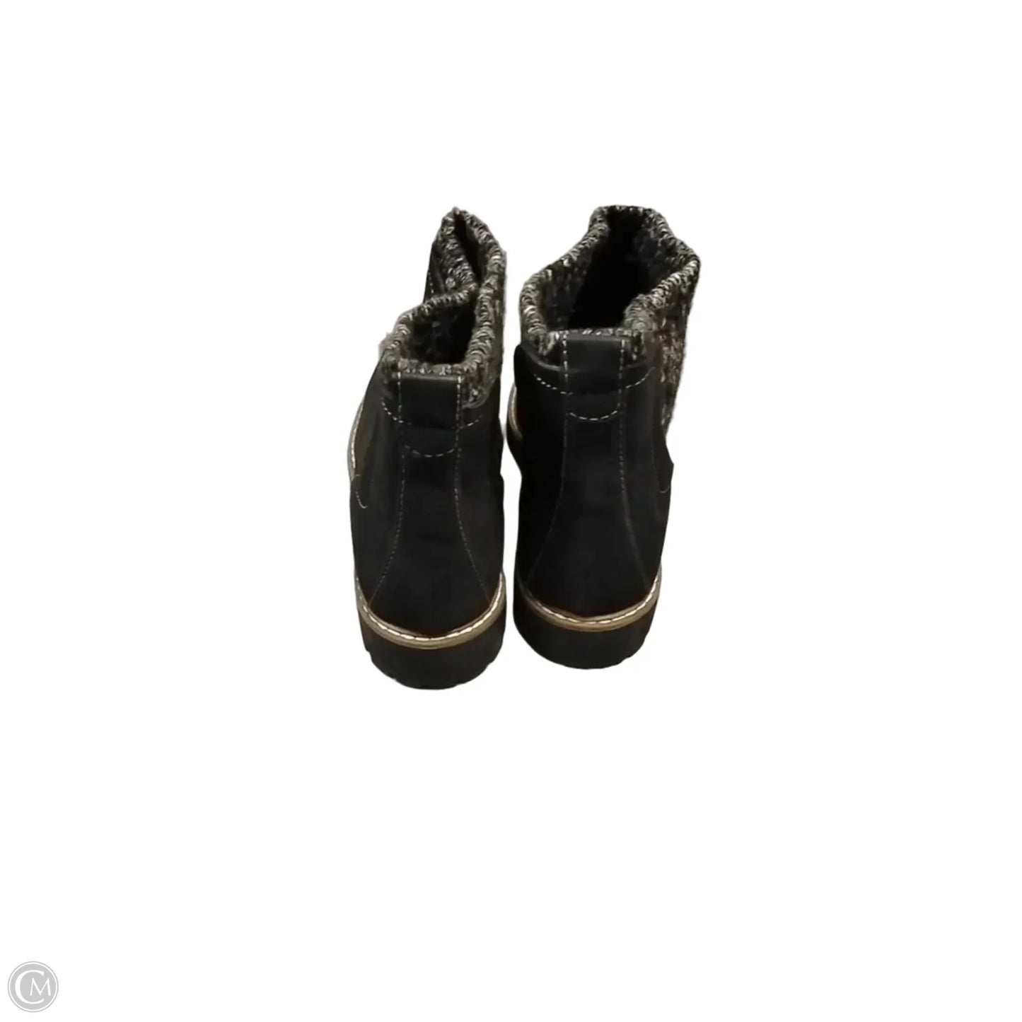 Boots Ankle Flats By St Johns Bay In Black, Size: 7