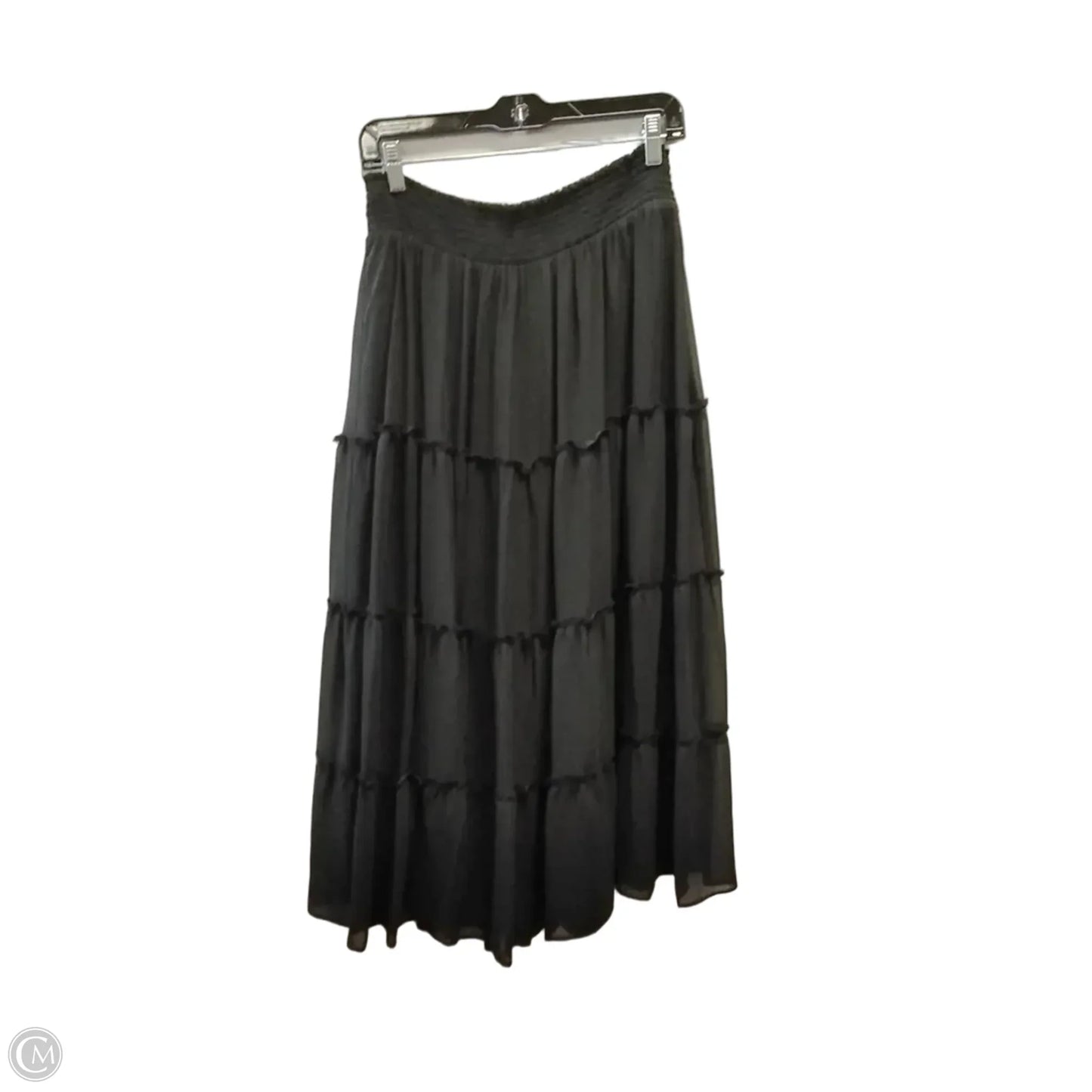 Skirt Maxi By Investments In Black, Size: M
