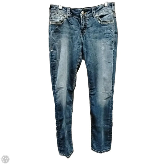 Jeans Straight By Silver In Blue, Size: 14