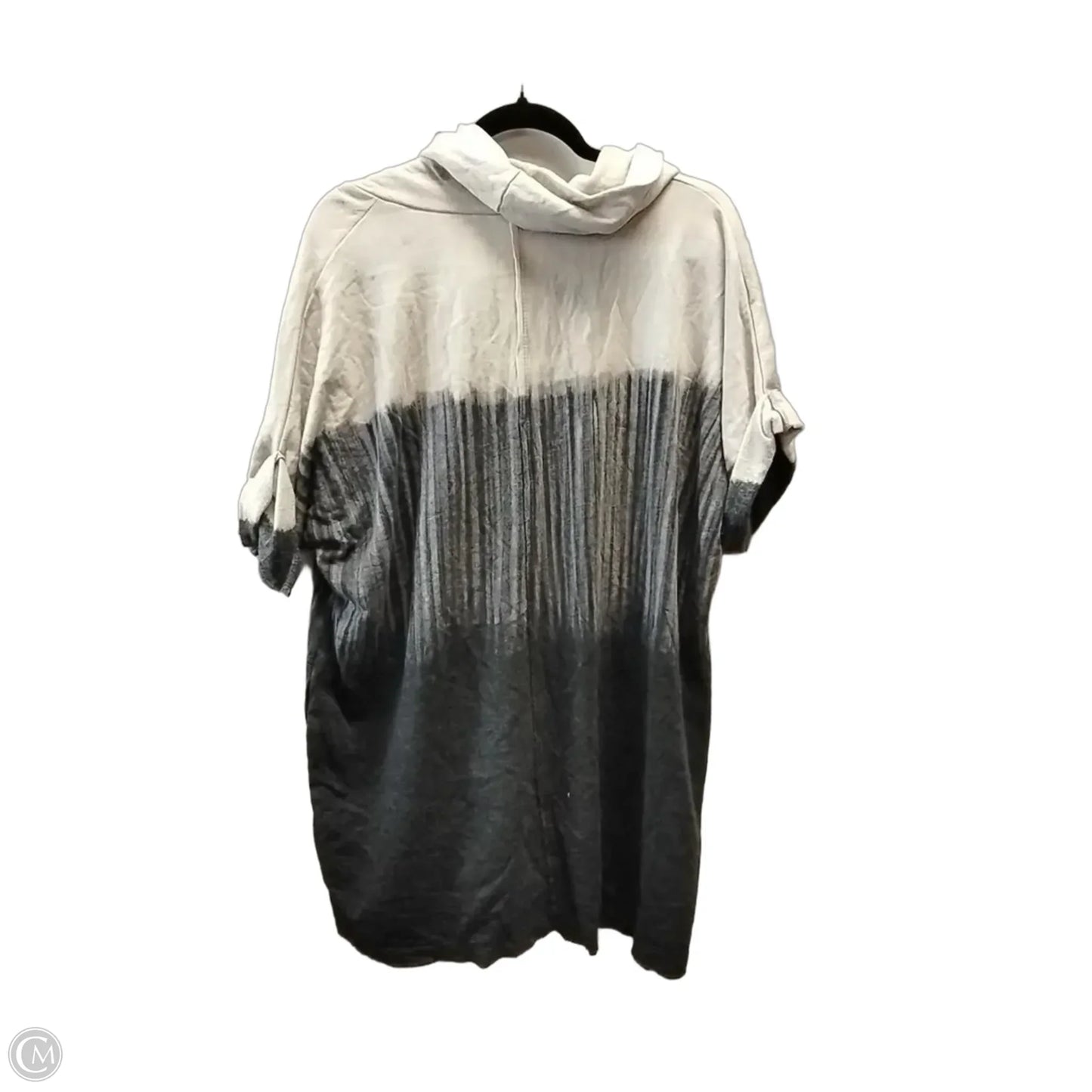 Sweatshirt Crewneck By Mono B In Grey & Tan, Size: L