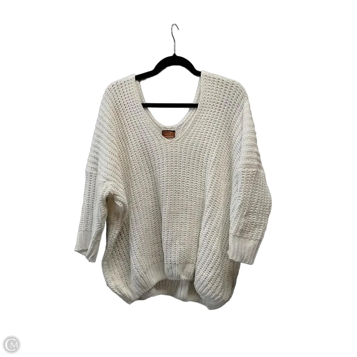 Sweater By Pol In White, Size: S