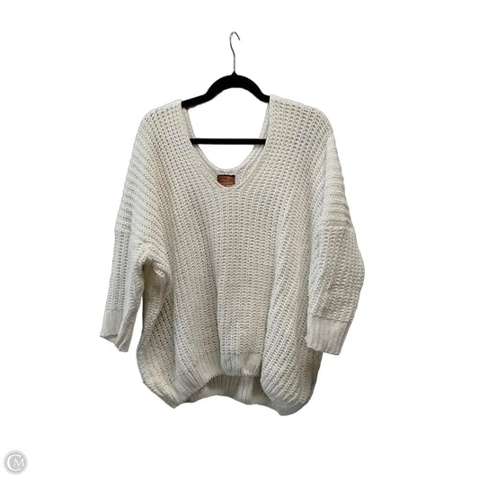 Sweater By Pol In White, Size: S