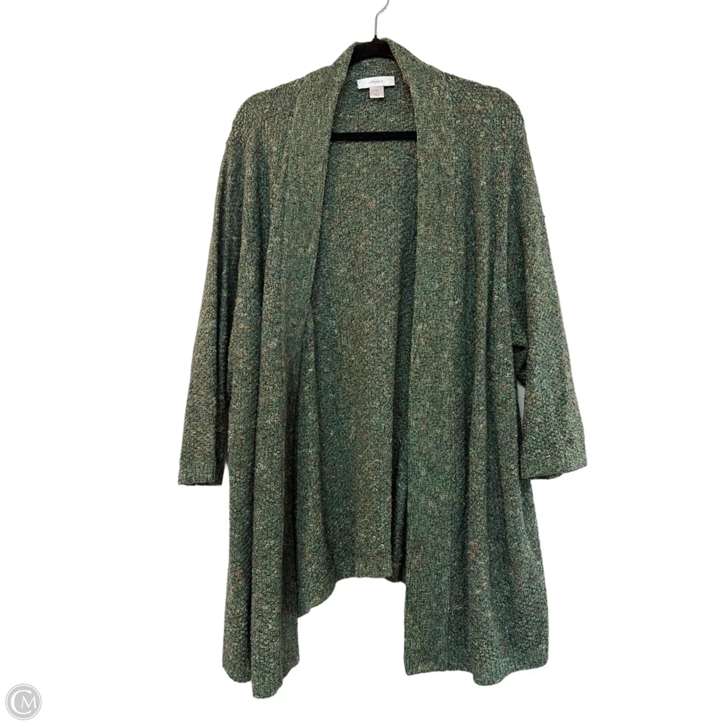 Cardigan By Cj Banks In Green, Size: 3x