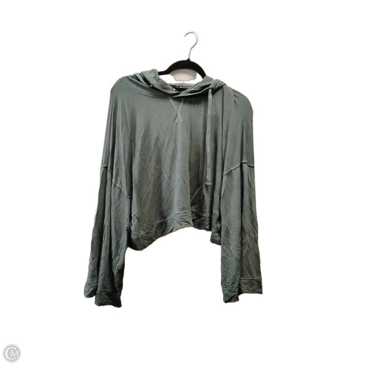 Sweatshirt Hoodie By Mono B In Green, Size: S
