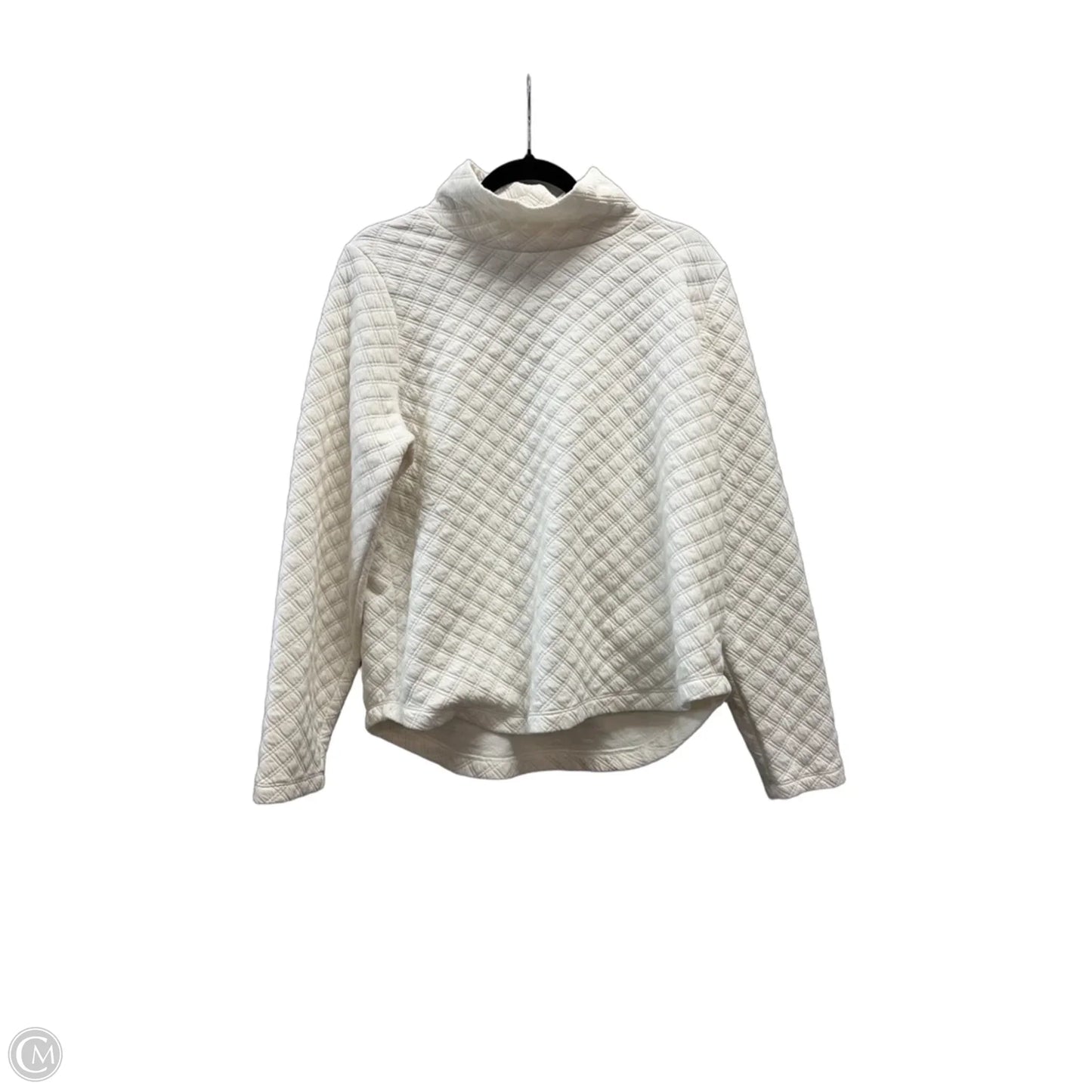 Top Long Sleeve By J. Crew In Cream, Size: L