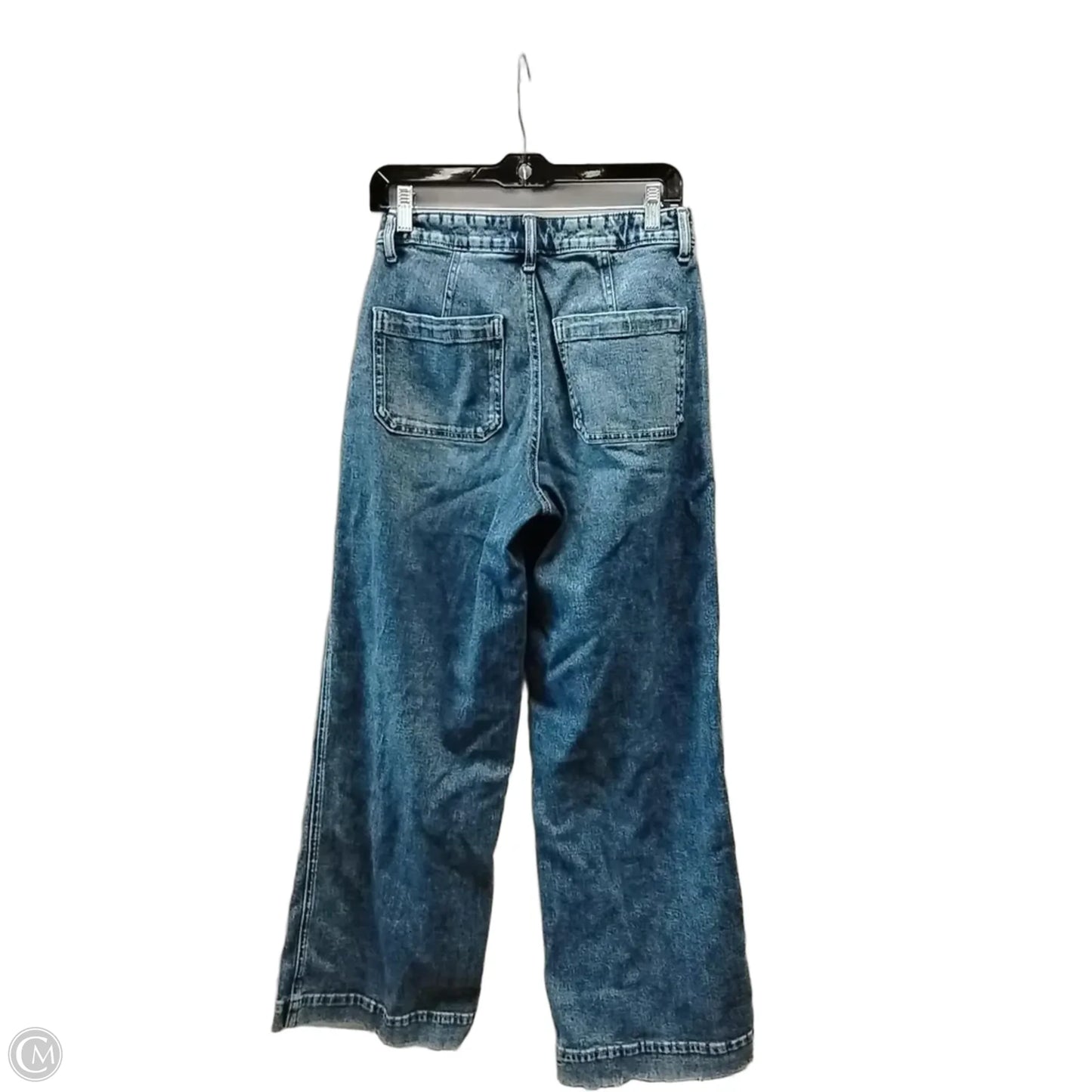 Jeans Wide Leg By M Jeans In Blue Denim, Size: 4