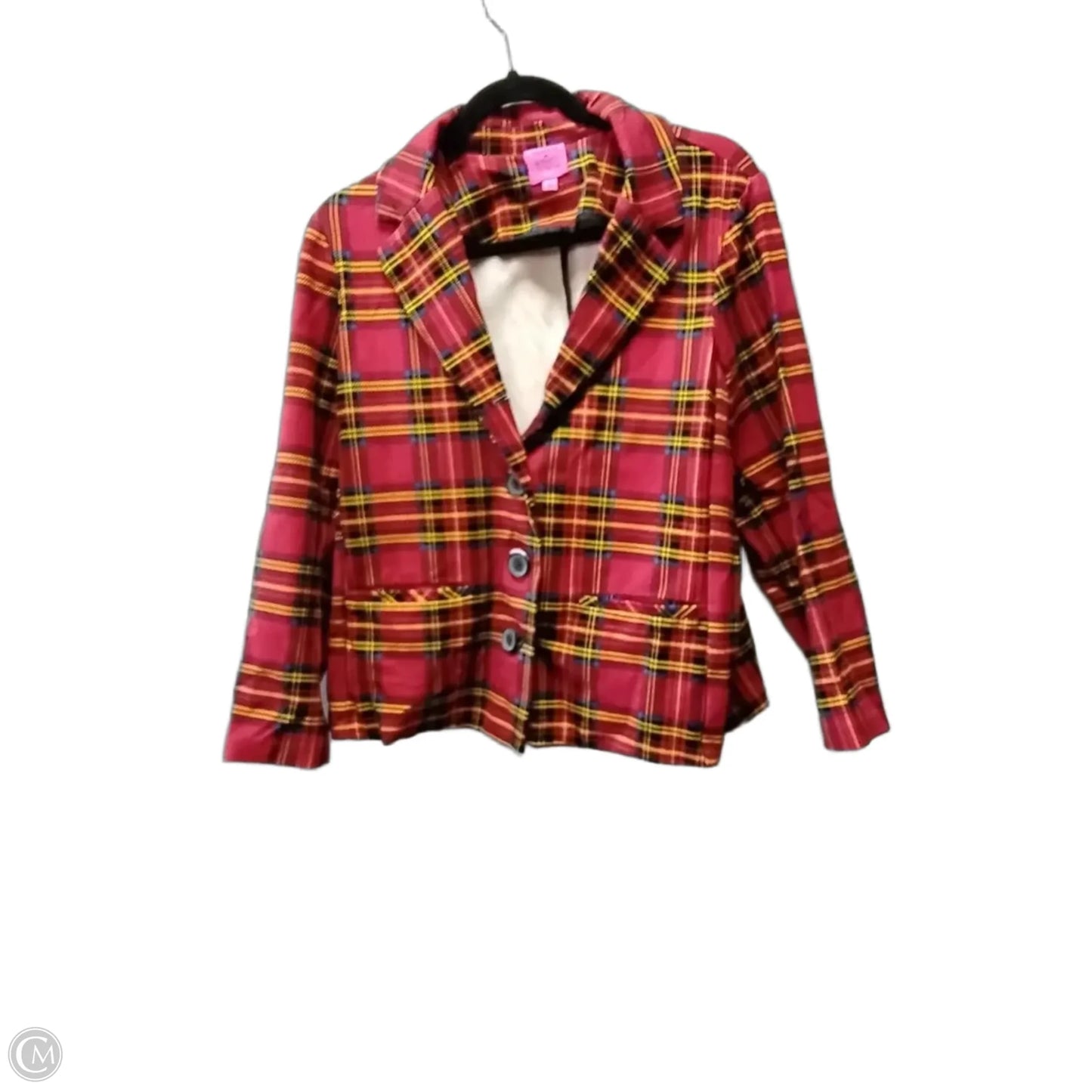 Jacket Other By Torrid In Plaid Pattern, Size: 1x