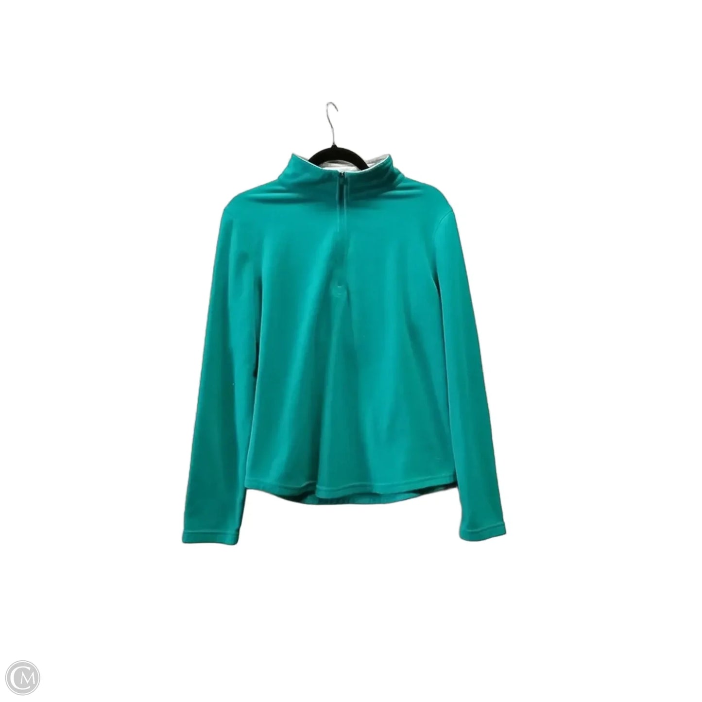 Jacket Fleece By Danskin In Teal, Size: L