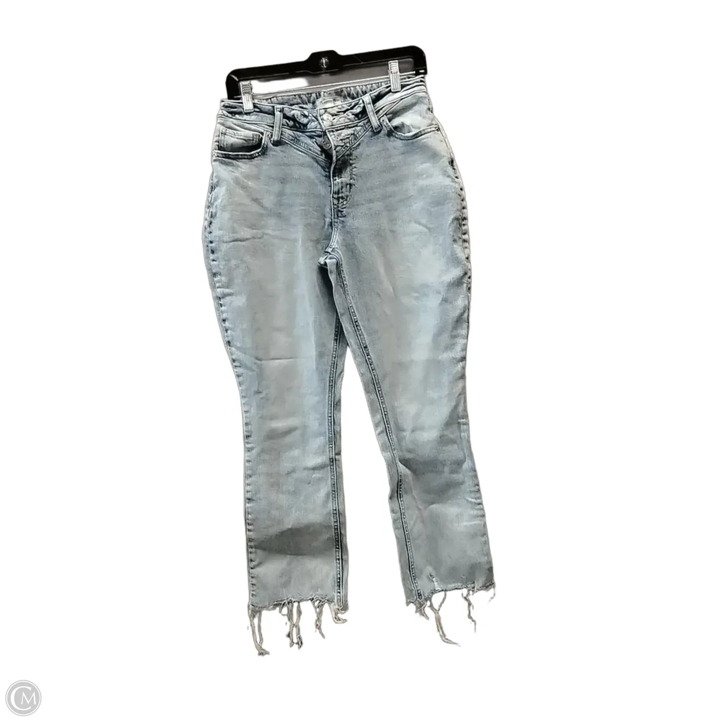 Jeans Straight By M Jeans In Blue Denim, Size: 8