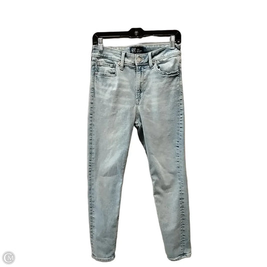 Jeans Skinny By Gap In Blue Denim, Size: 8