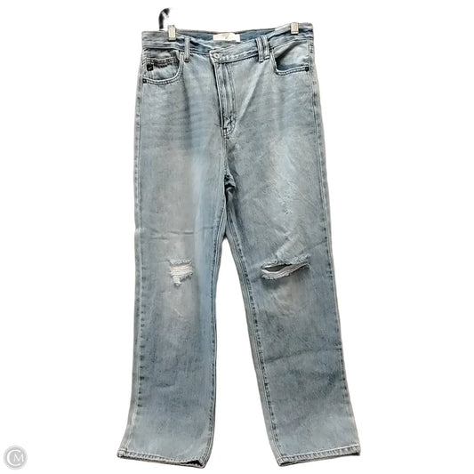 Jeans Straight By Kancan In Blue Denim, Size: 10