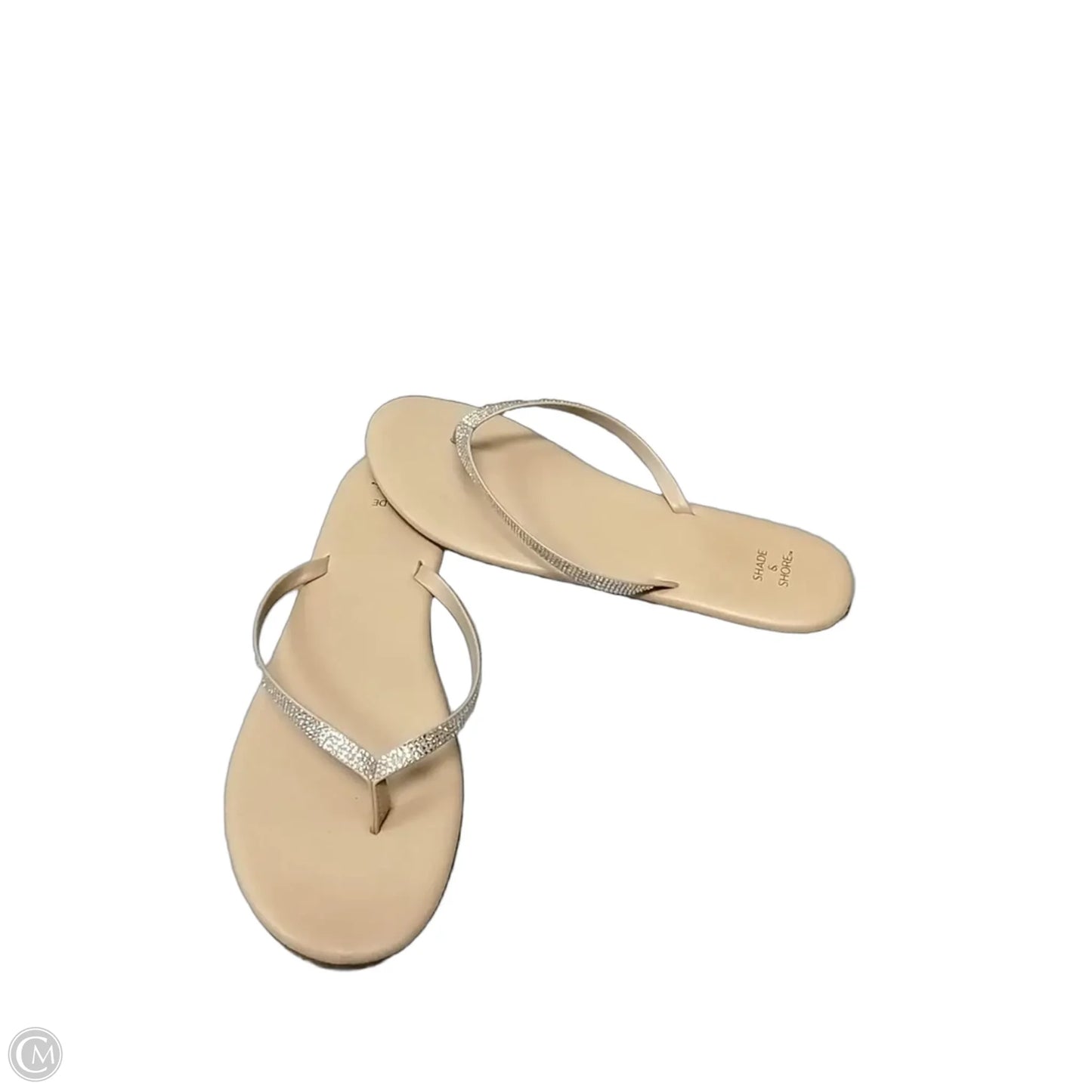 Sandals Flip Flops By Shade & Shore In Tan, Size: 11