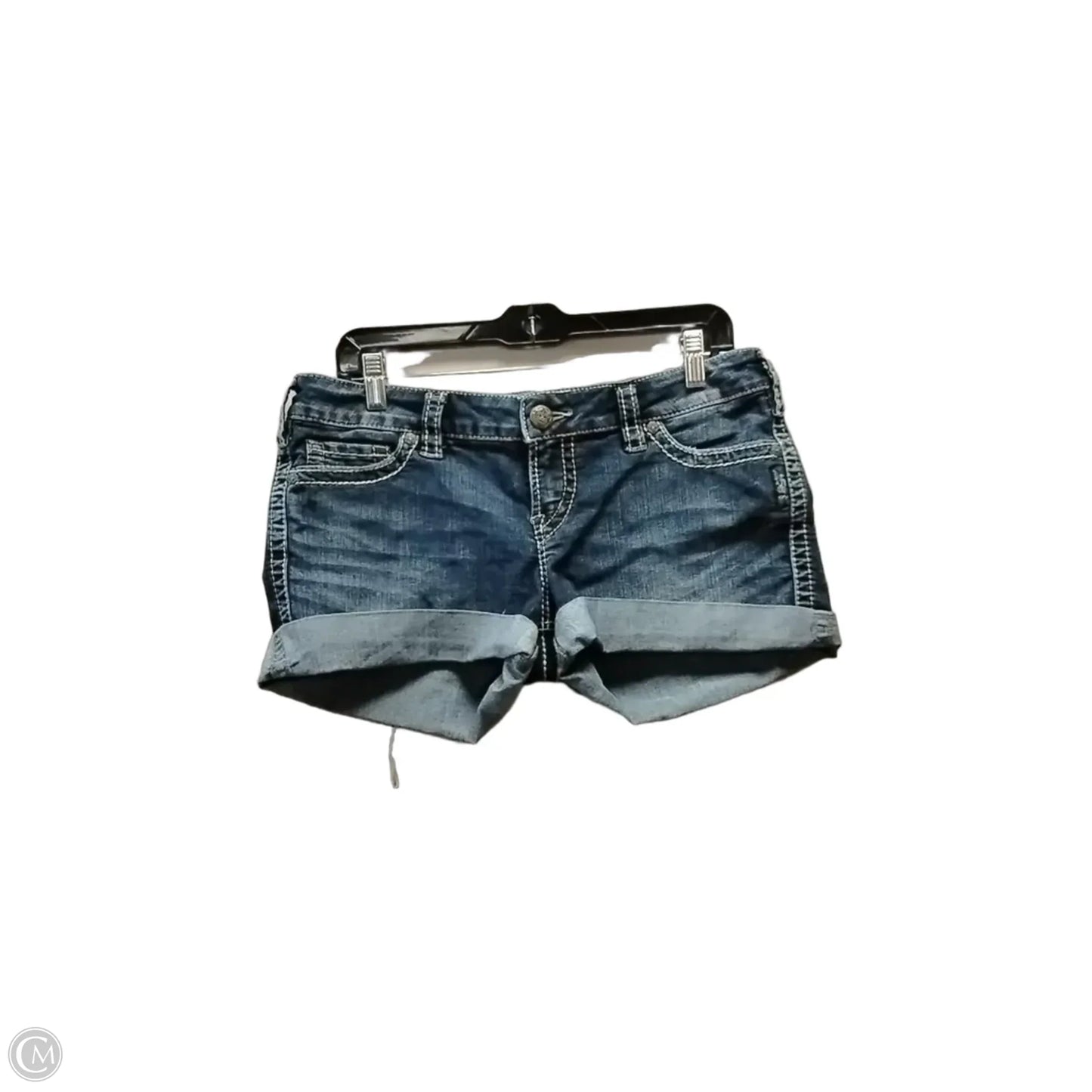 Shorts By Silver In Blue Denim, Size: 32w