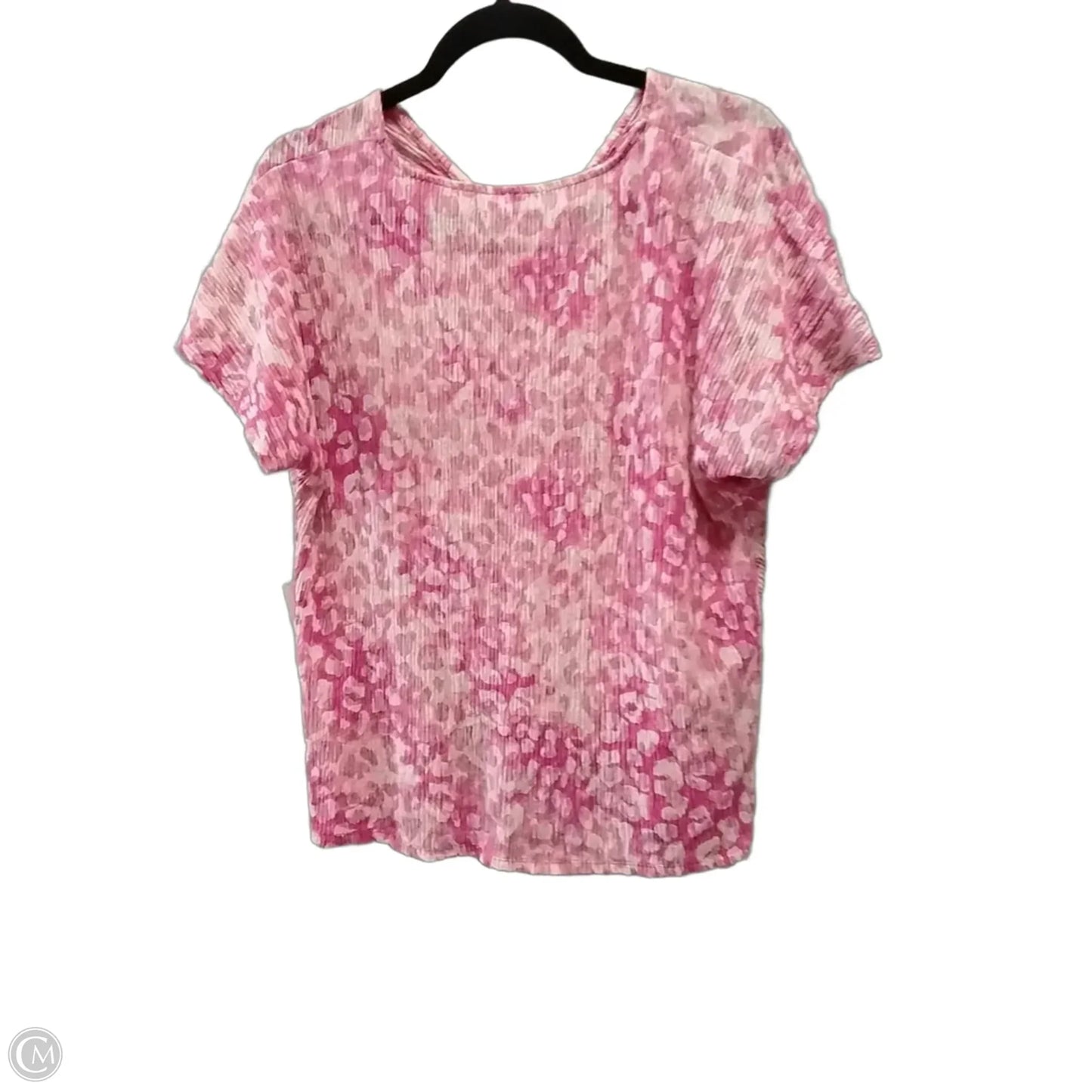 Top Short Sleeve By Chicos In Animal Print, Size: 1