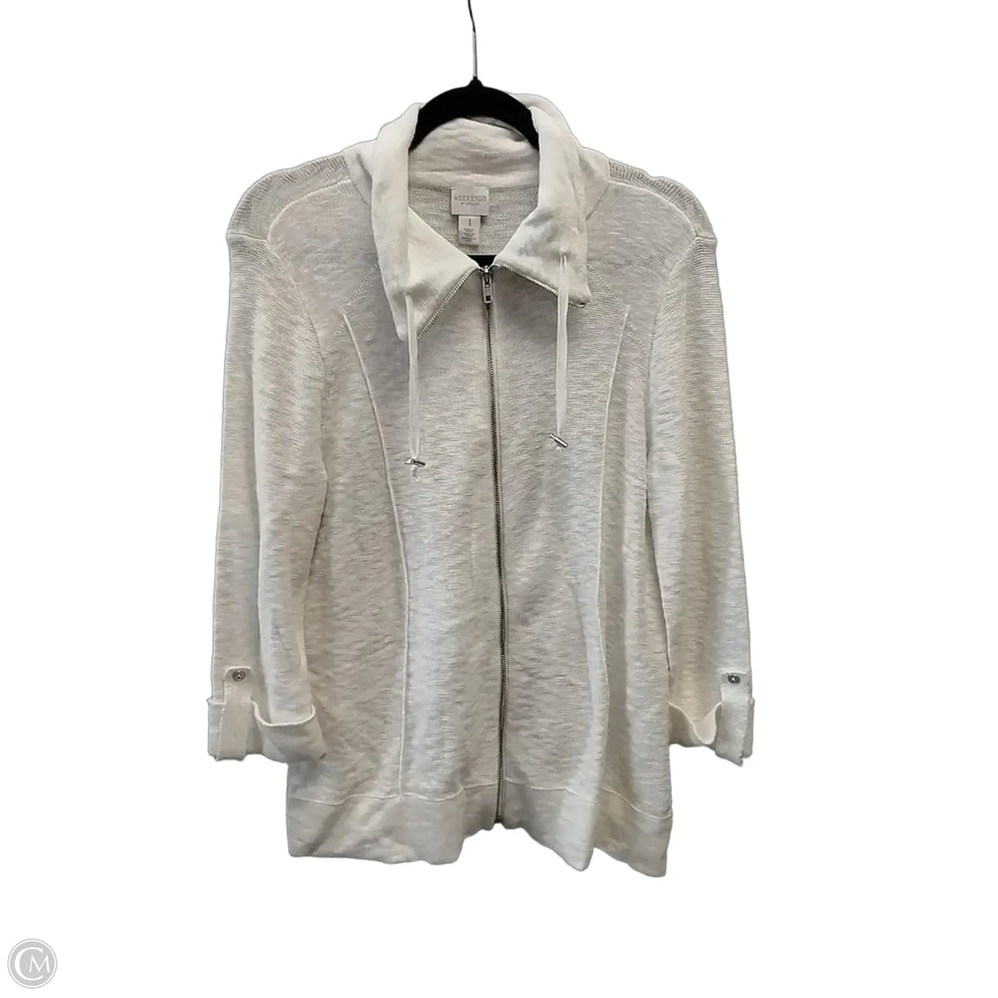 Jacket Other By Chicos In Cream, Size: 1